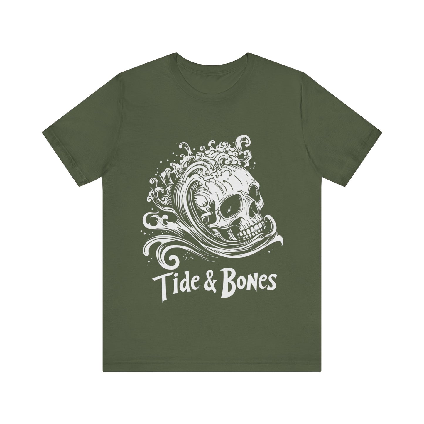 Tide & Bones Skull and Waves t-shirt