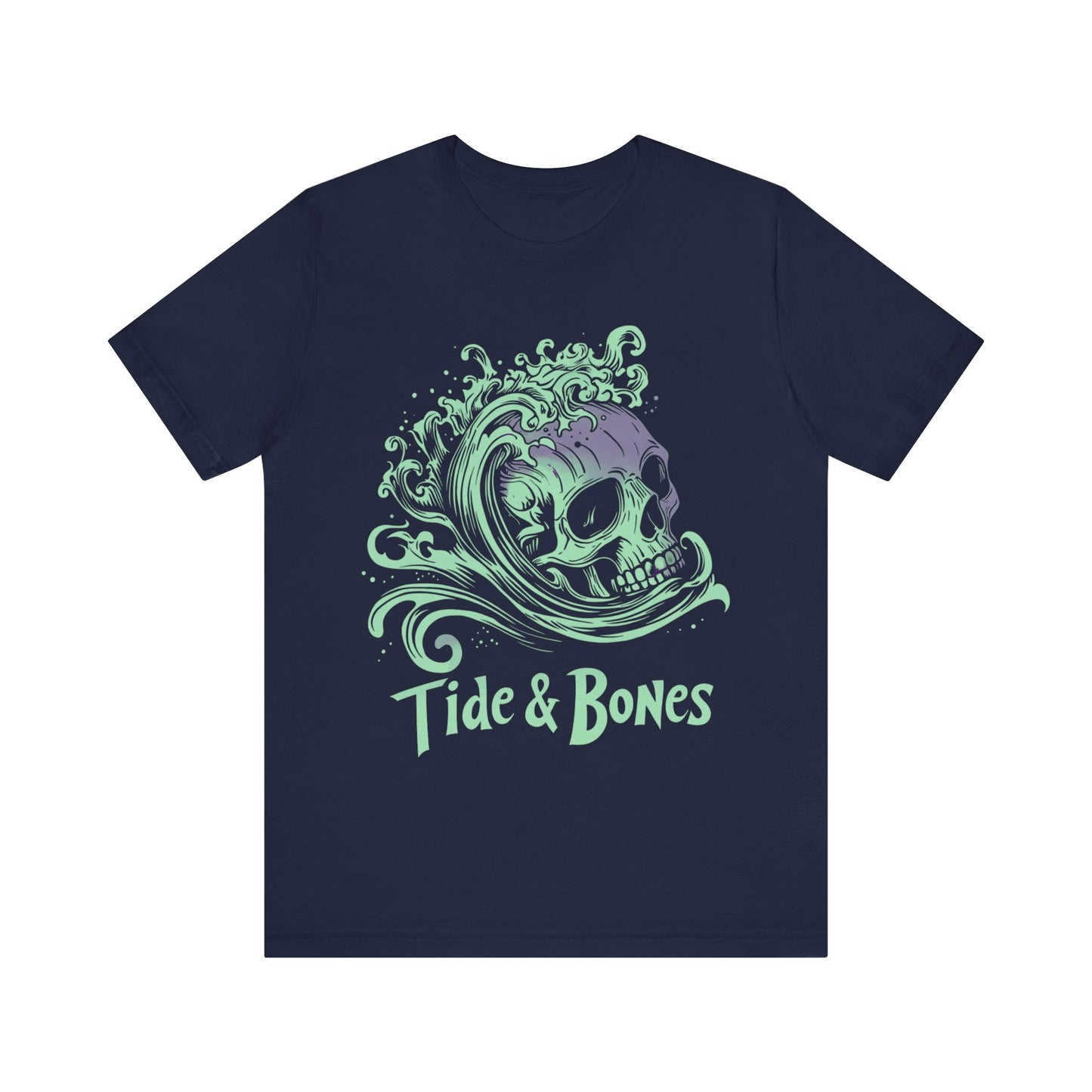 Tide & Bones Skull and Waves t-shirt