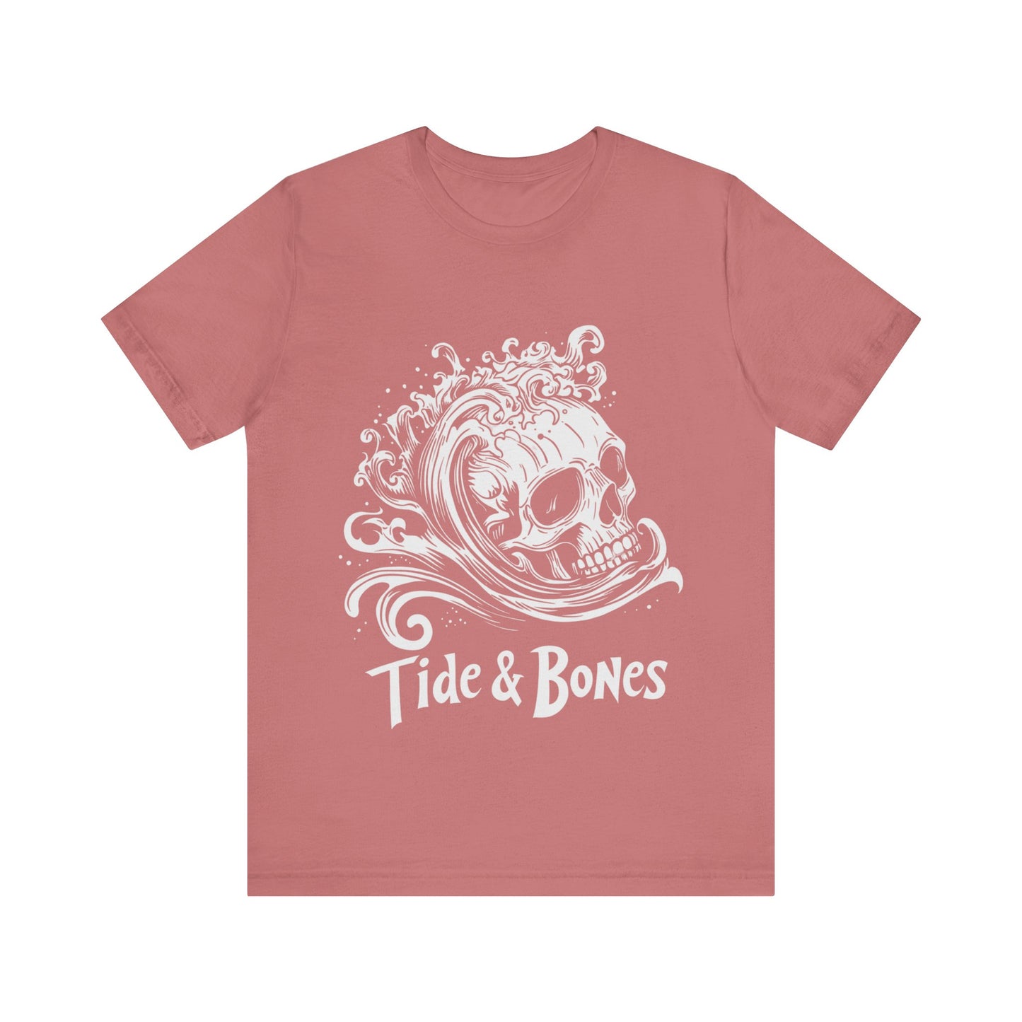 Tide & Bones Skull and Waves t-shirt
