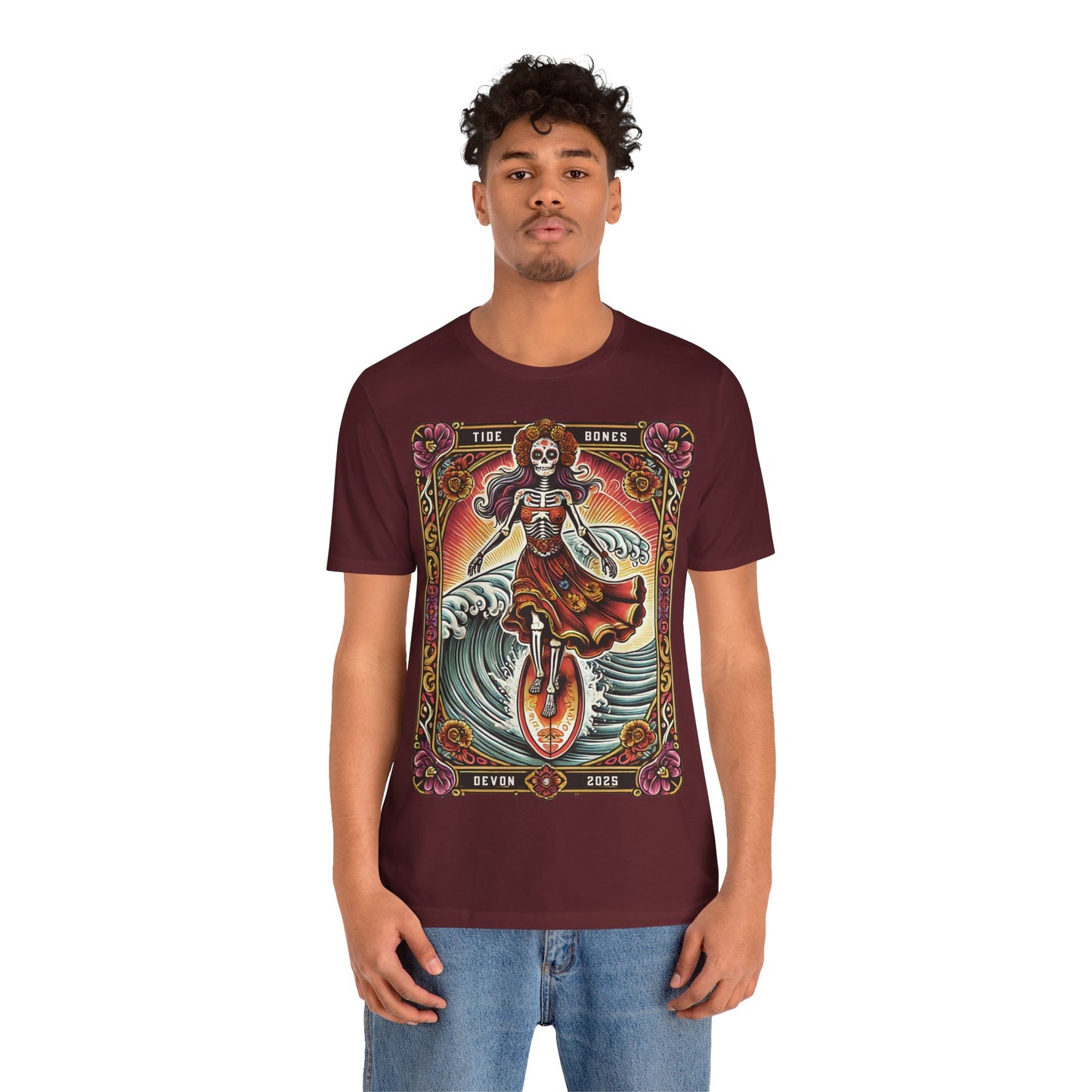 Day of the Dead Surf Queen Tee