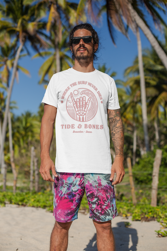 Beach Life Skeletal Hand Tee