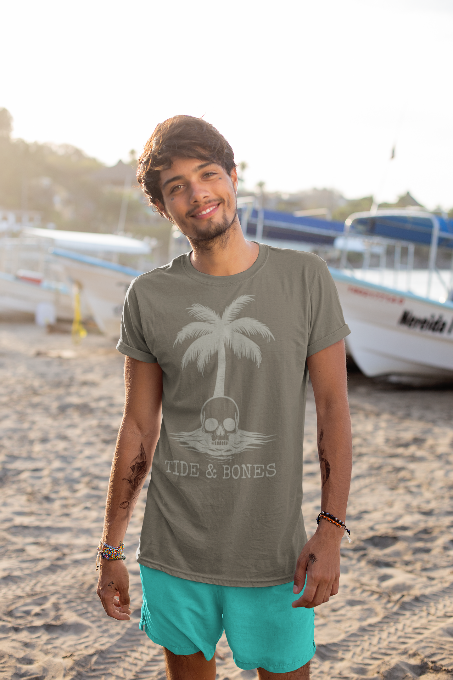 Palm Tree Skull T-Shirt