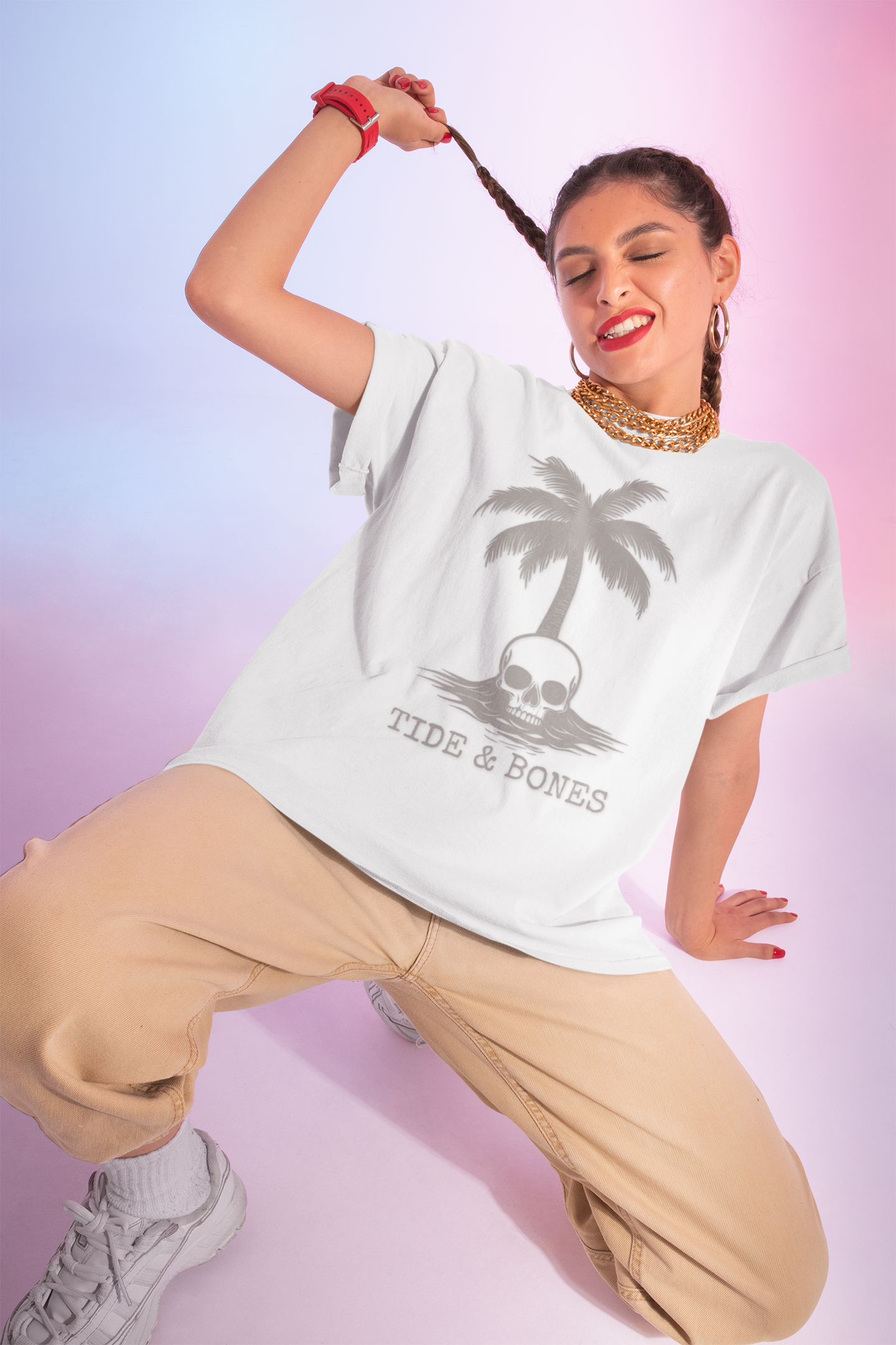Palm Tree Skull T-Shirt
