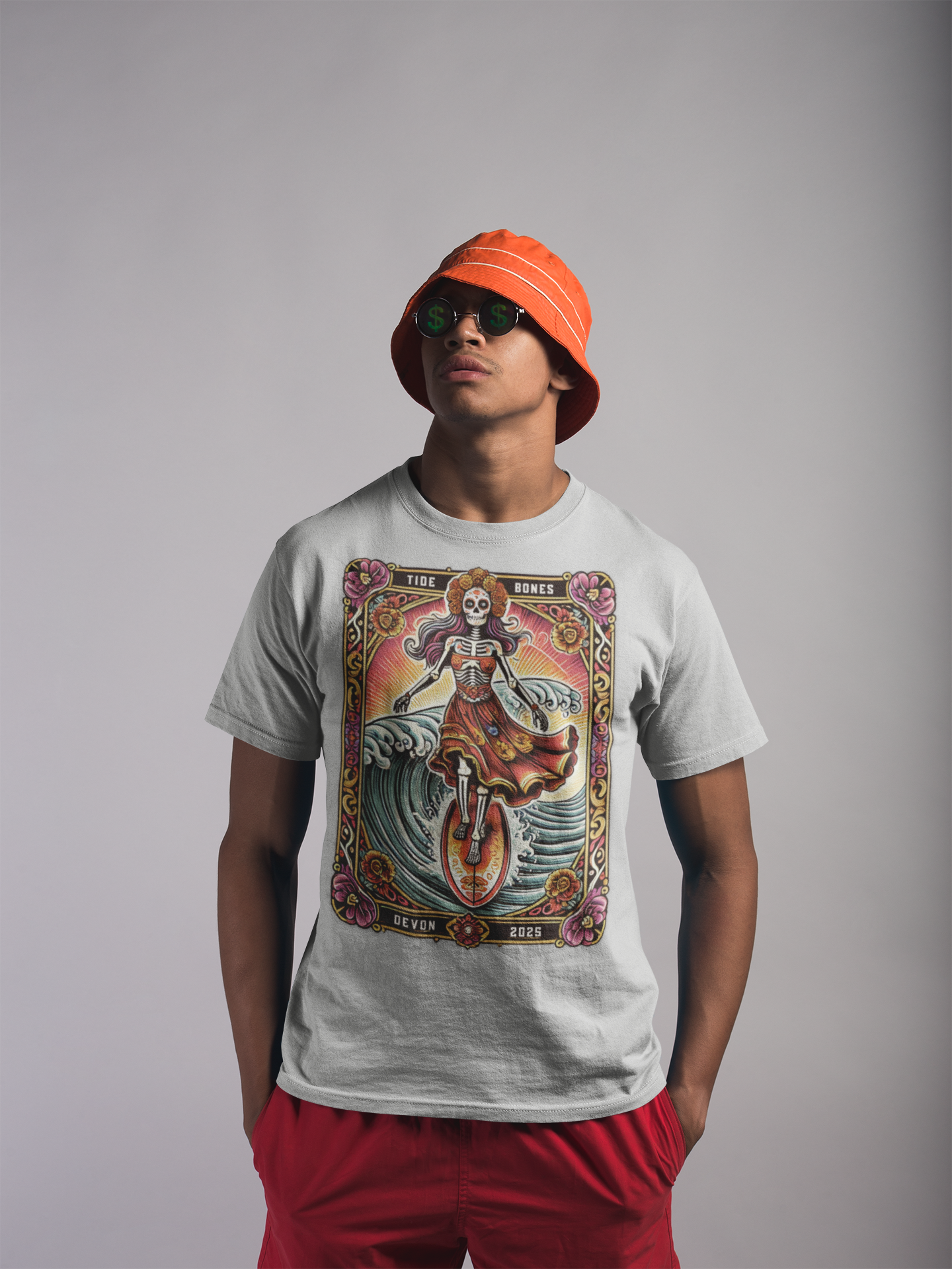 Day of the Dead Surf Queen Tee