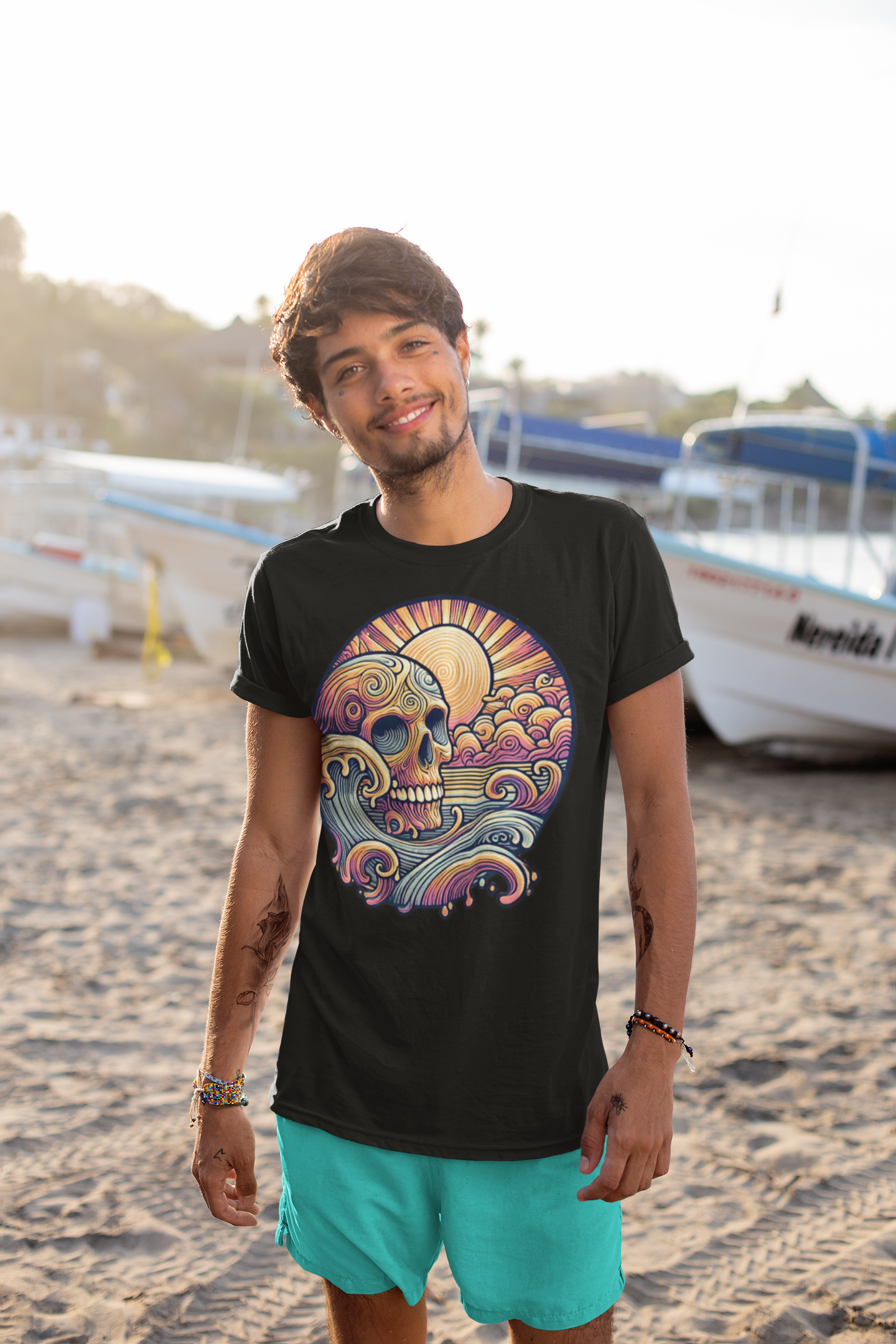 Psychedelic Skull T-shirt
