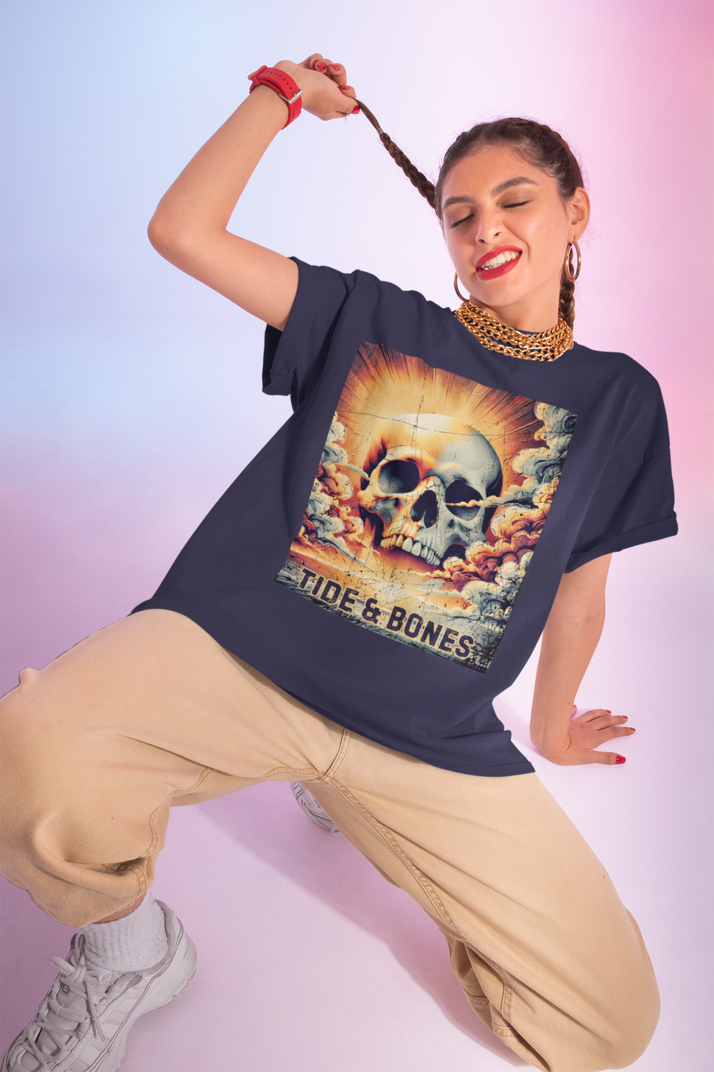Smoking Skull T-shirt