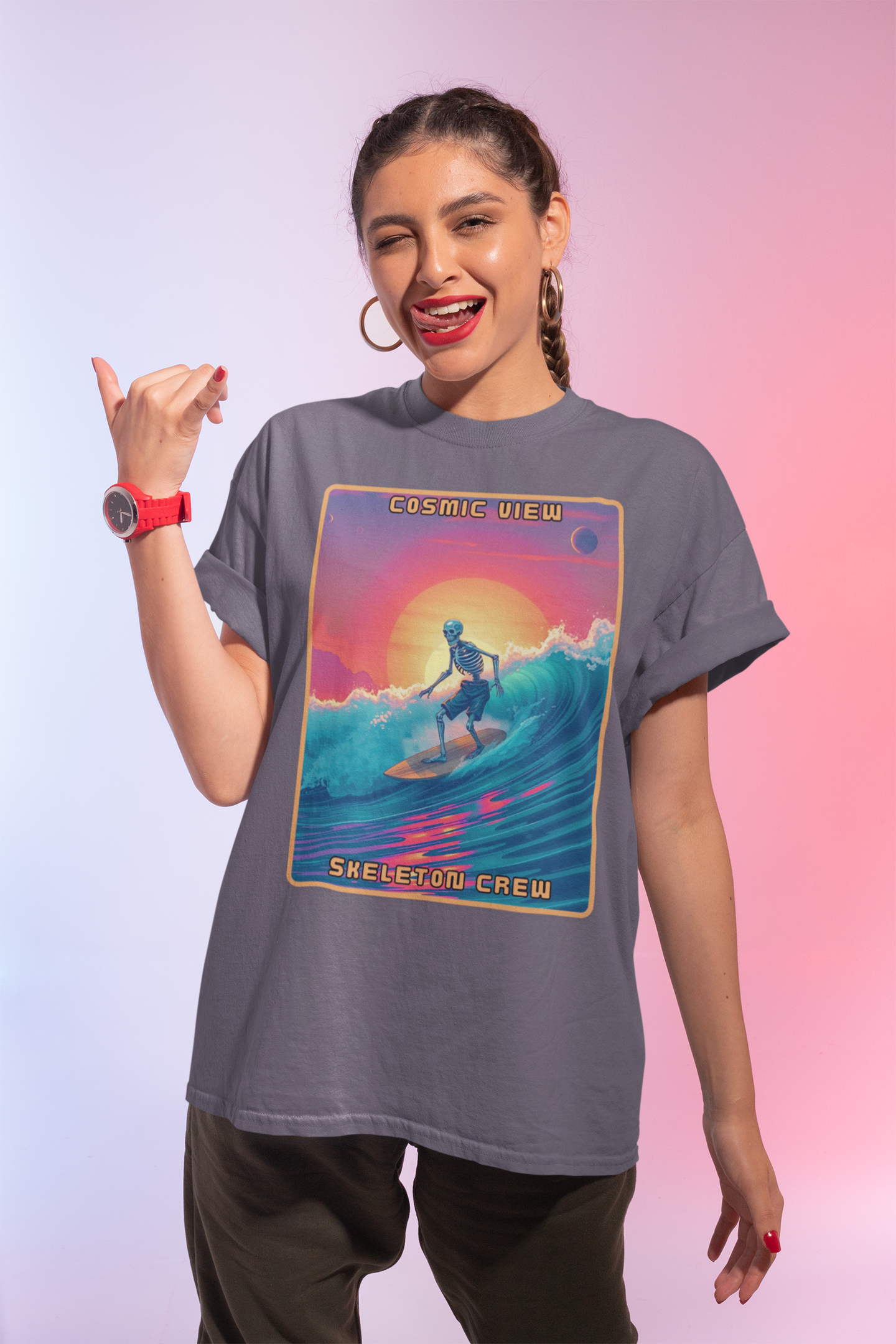 Cosmic View, Skeleton Crew t-shirt
