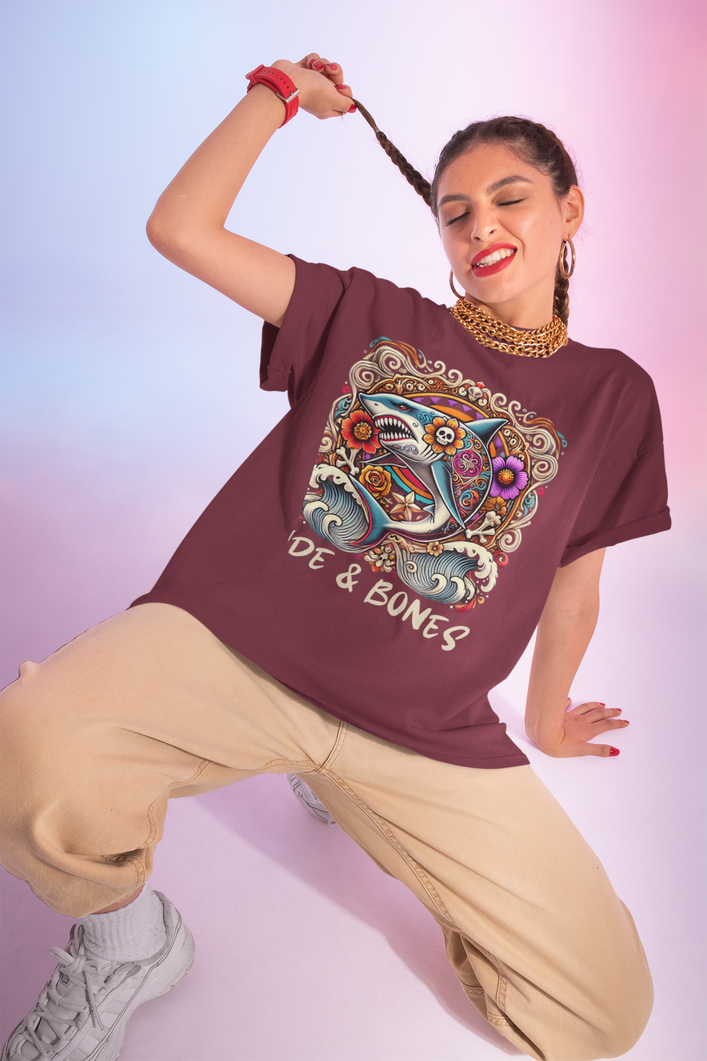 Skeleton Shark T-Shirt