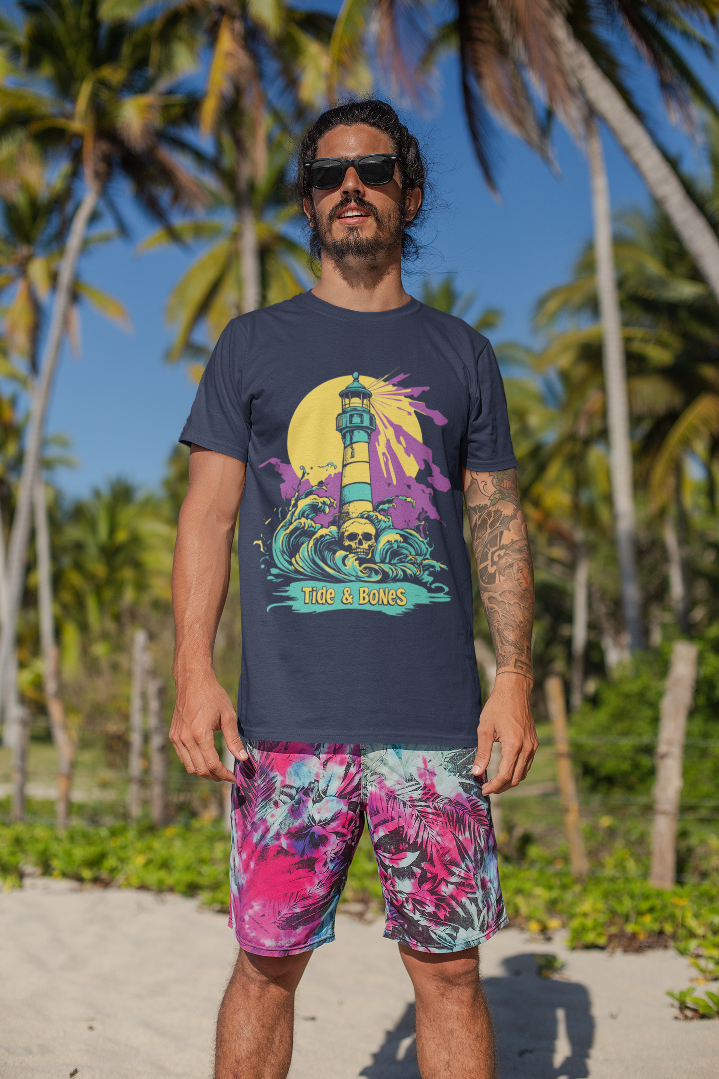 Colourful Skull Lighthouse