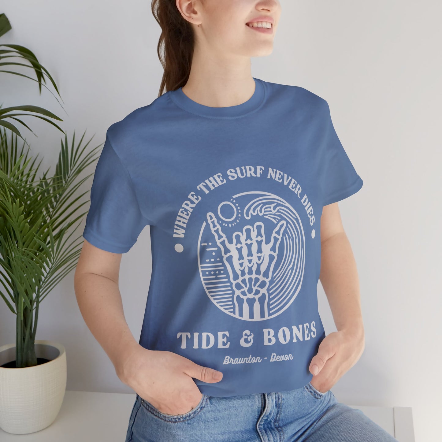 Beach Life Skeletal Hand Tee