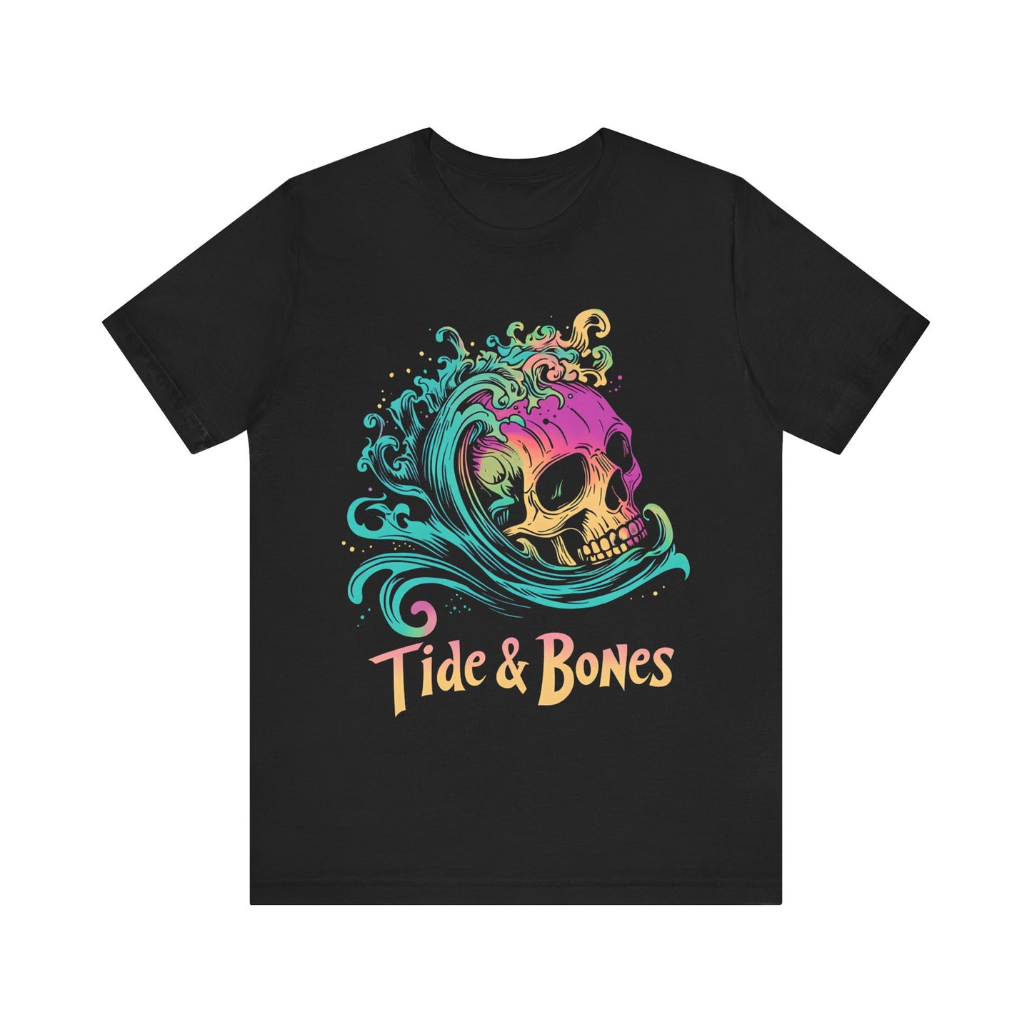 Tide & Bones Skull and Waves t-shirt