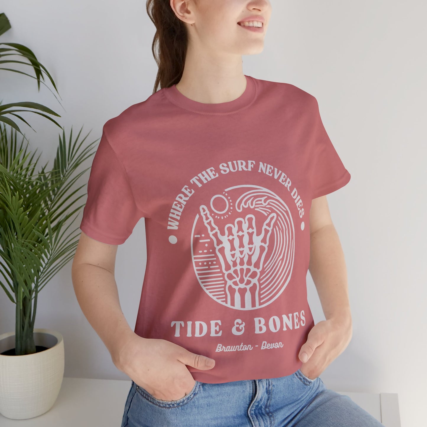 Beach Life Skeletal Hand Tee
