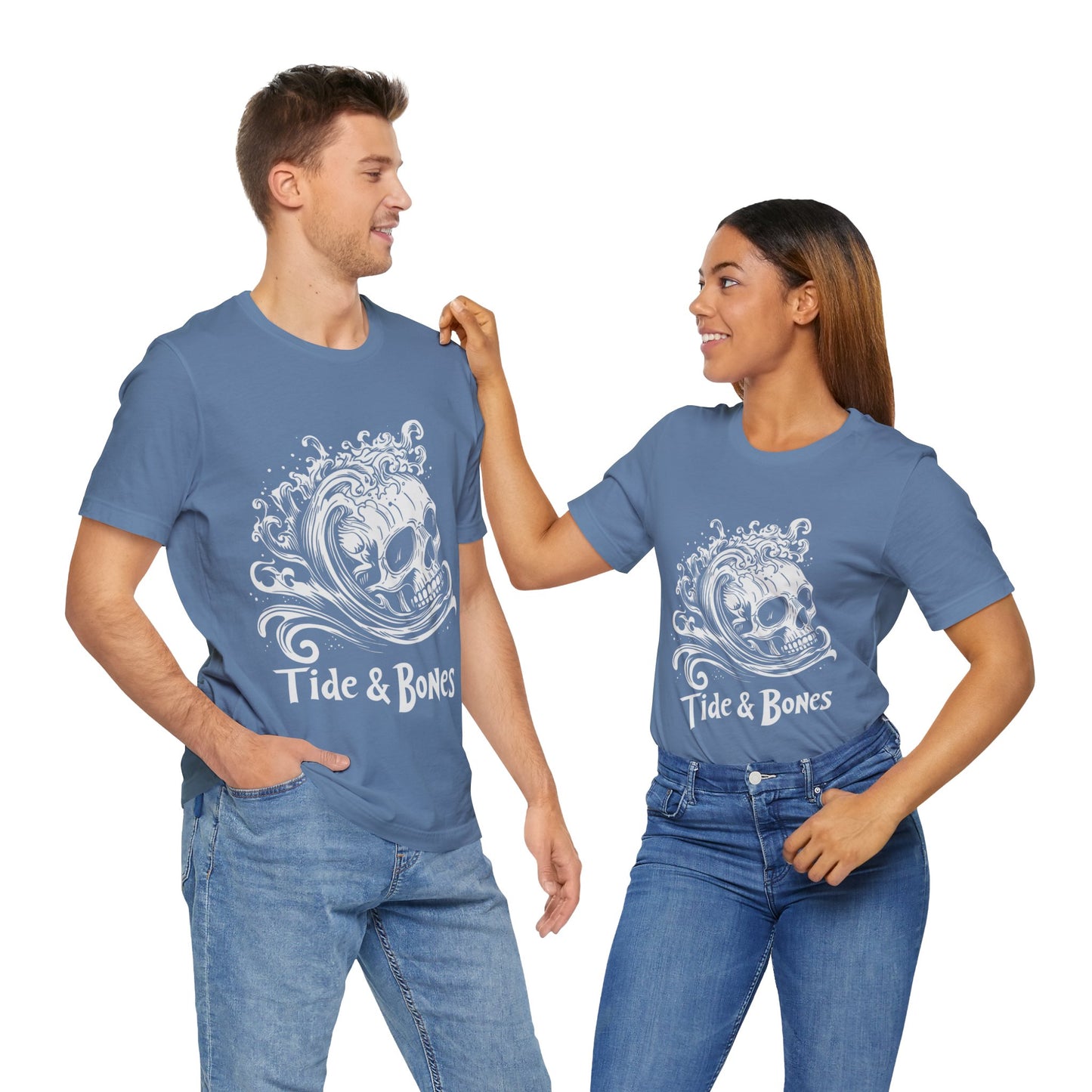 Tide & Bones Skull and Waves t-shirt