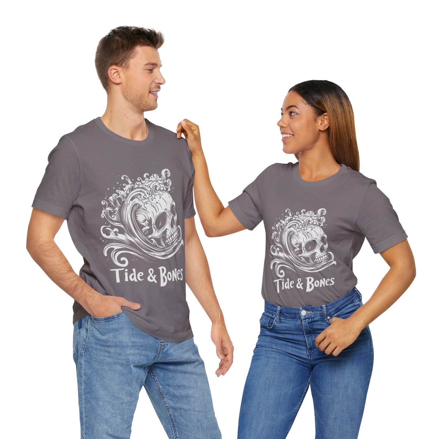 Tide & Bones Skull and Waves t-shirt