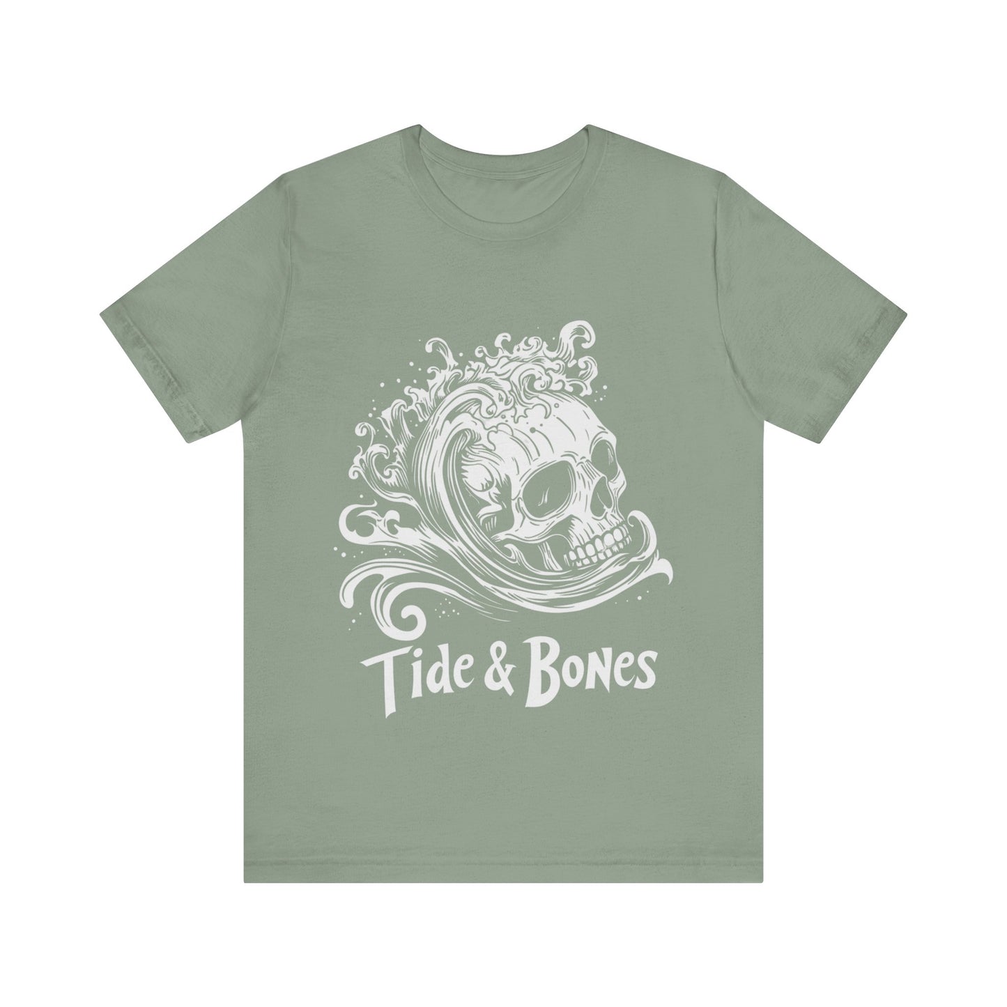 Tide & Bones Skull and Waves t-shirt