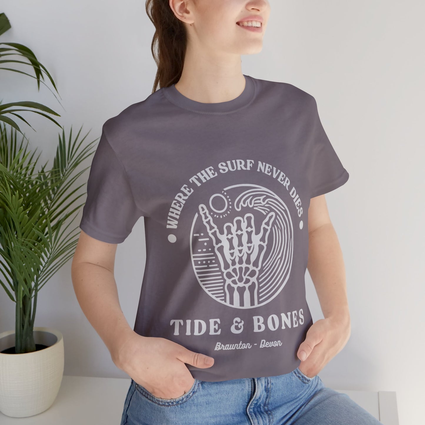 Beach Life Skeletal Hand Tee