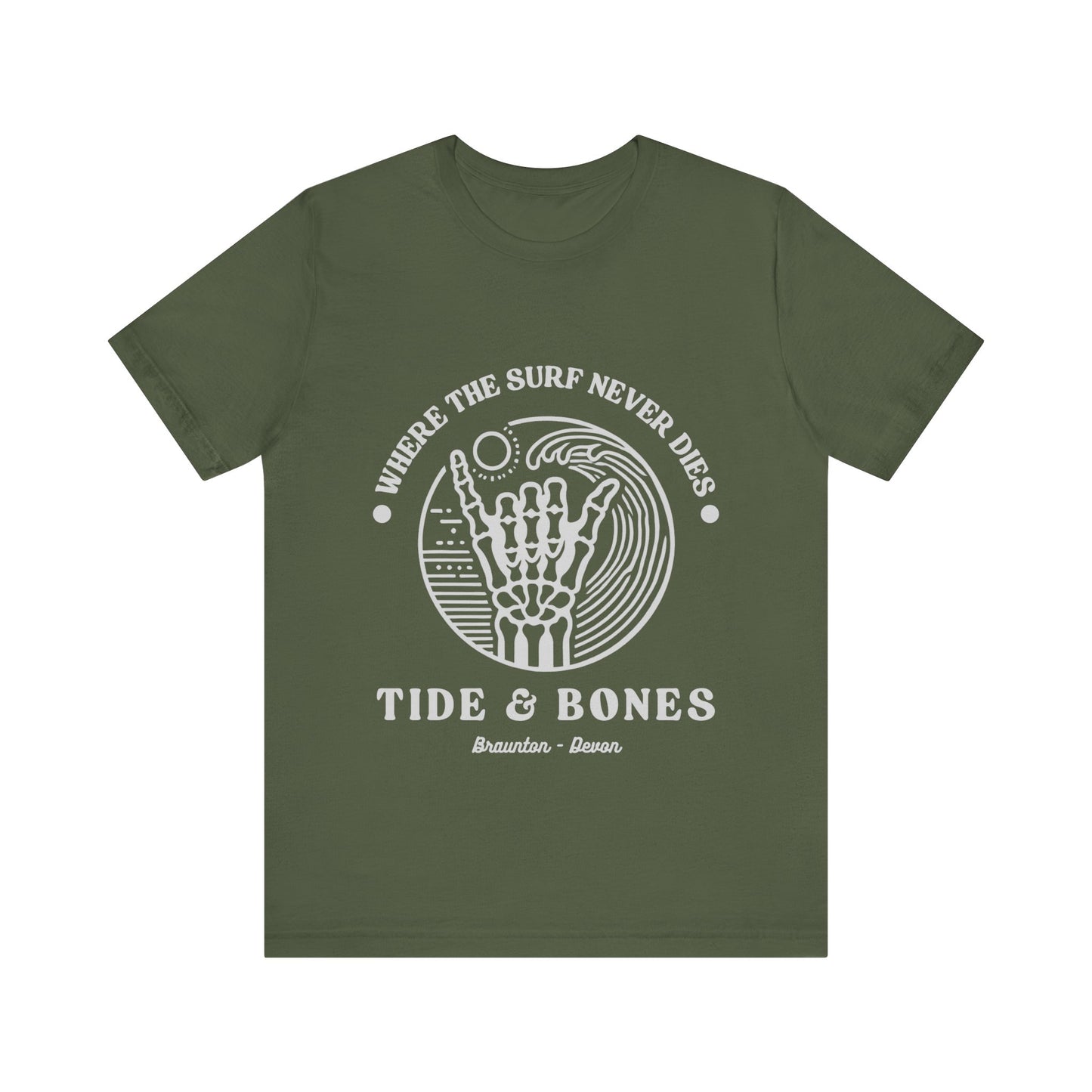 Beach Life Skeletal Hand Tee