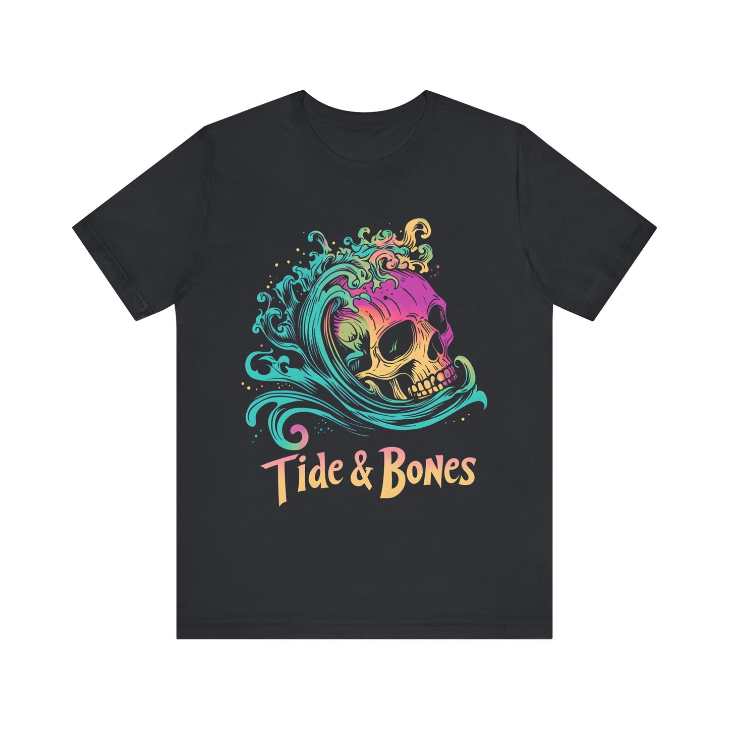 Tide & Bones Skull and Waves t-shirt