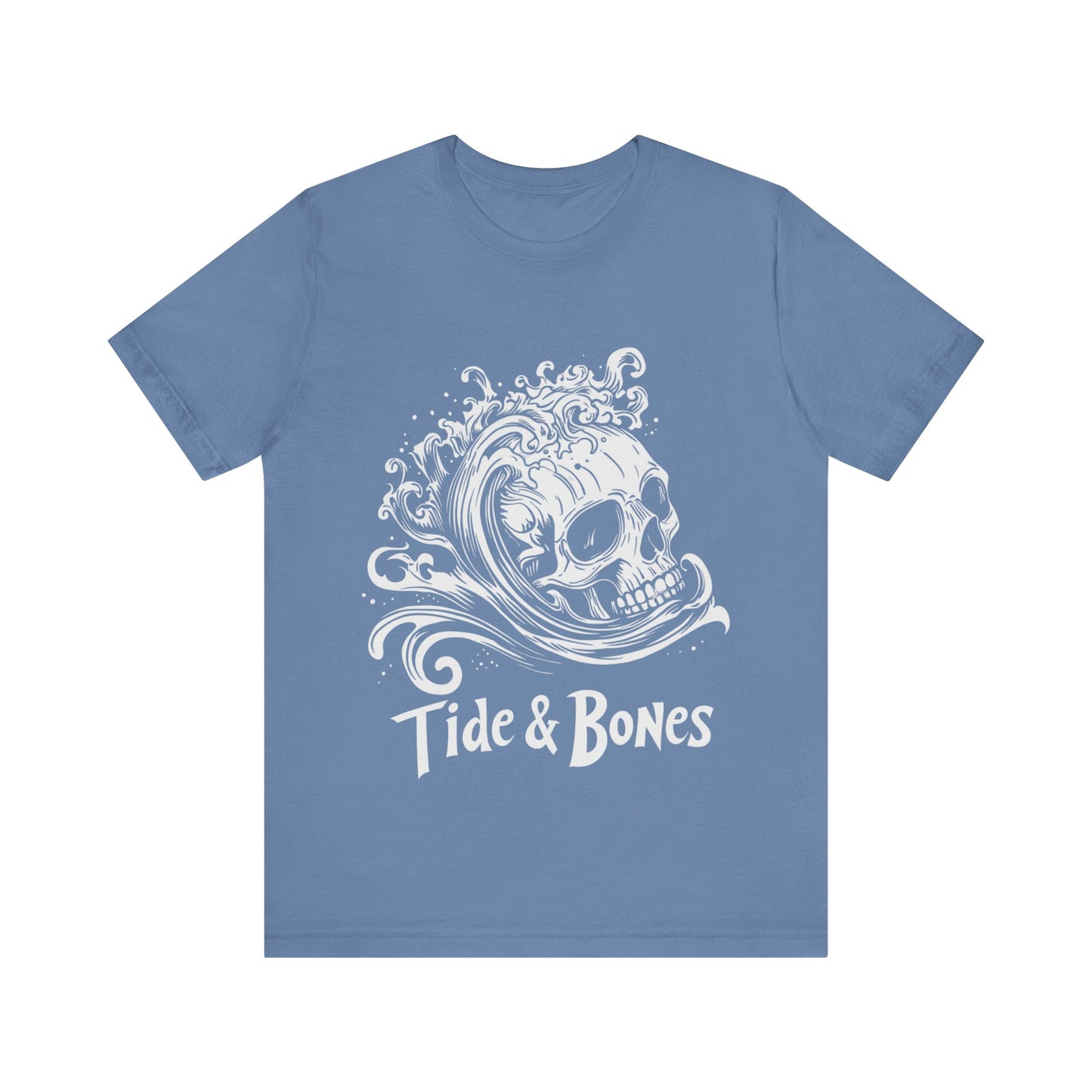 Tide & Bones Skull and Waves t-shirt