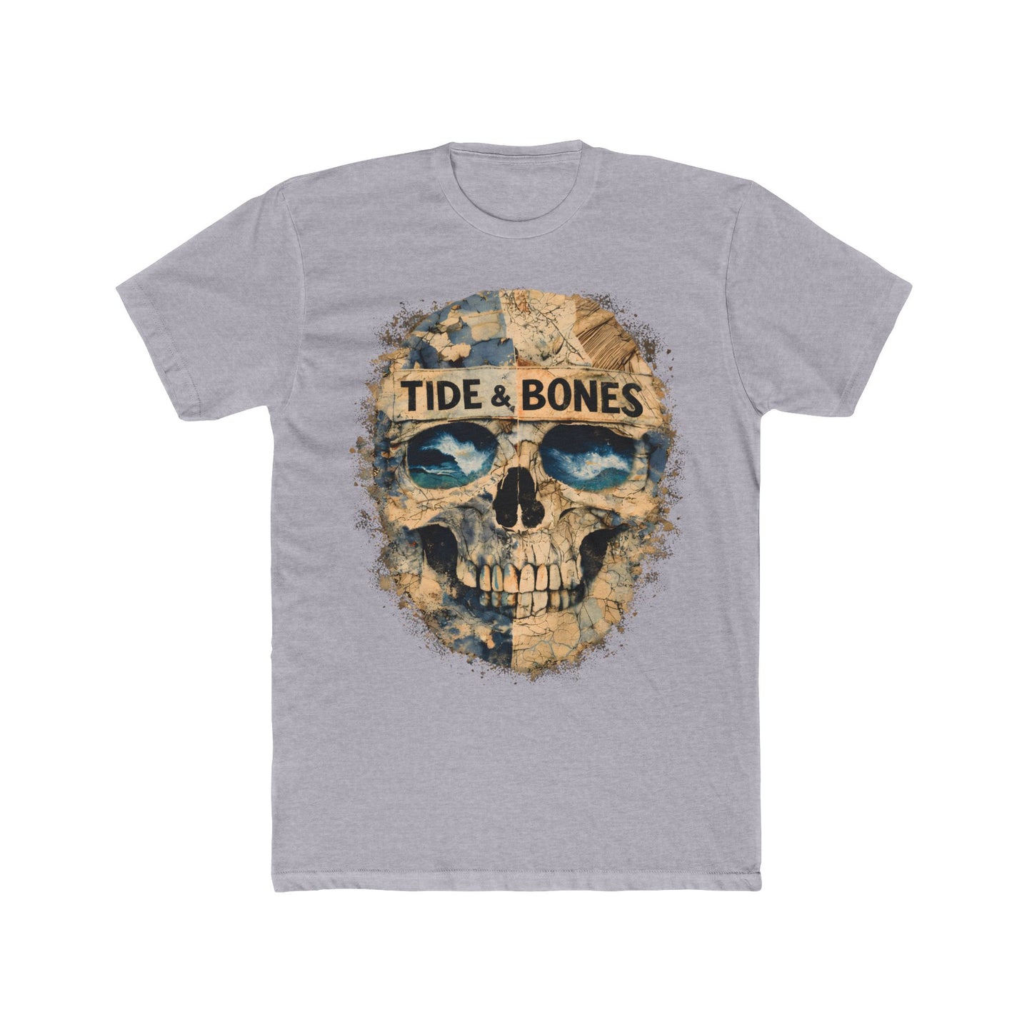 Tide & Bones Skull Tee — Coastal Skull Graphic T-Shirt