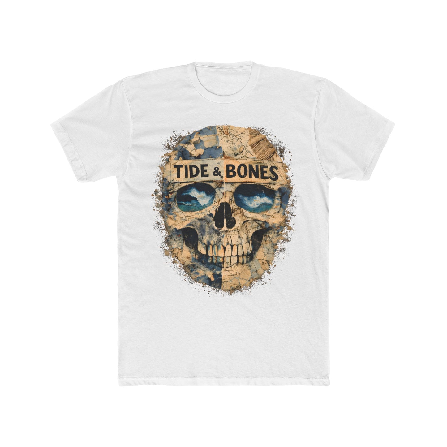 Tide & Bones Skull Tee — Coastal Skull Graphic T-Shirt