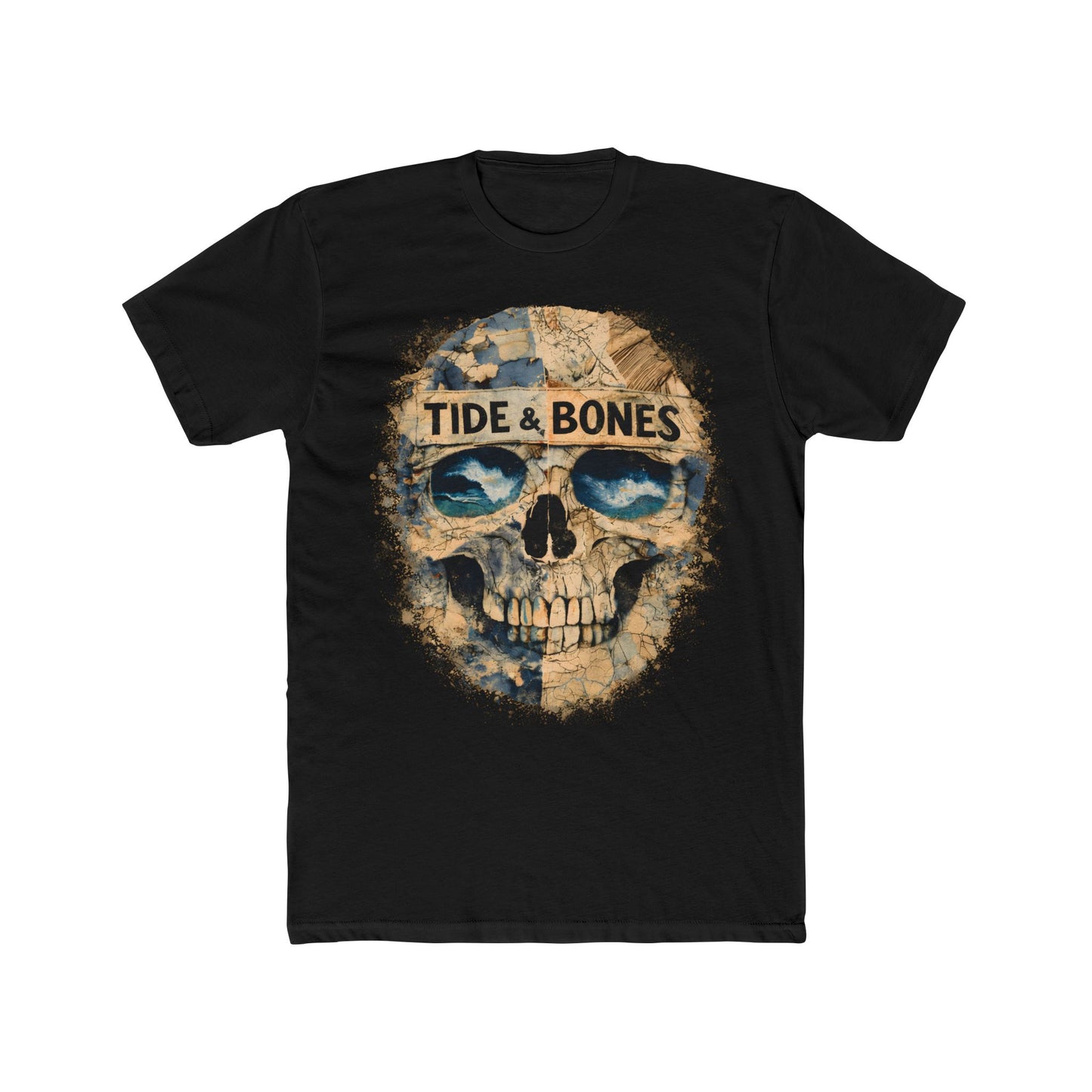 Tide & Bones Skull Tee — Coastal Skull Graphic T-Shirt