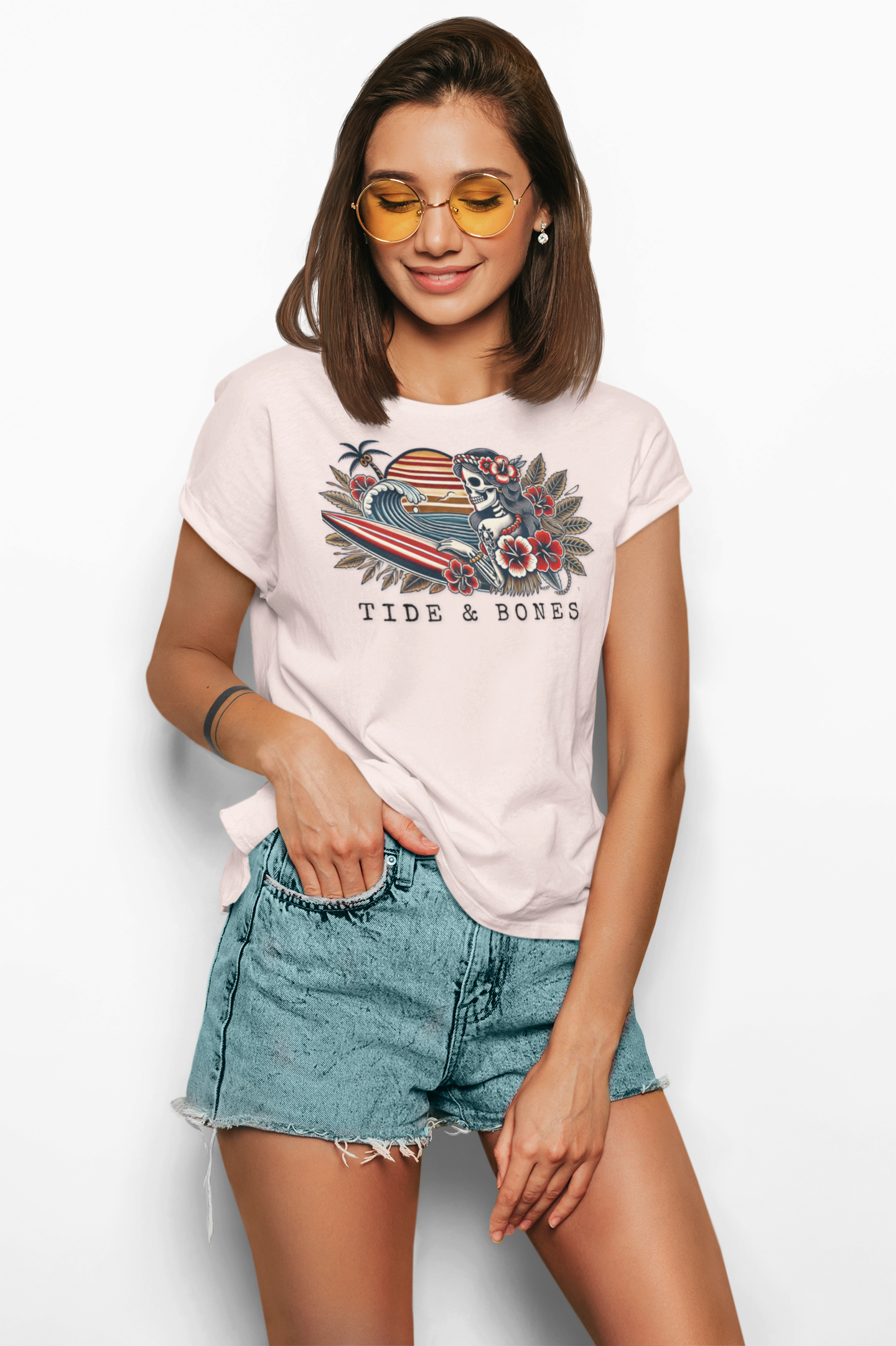 Female Skeleton Tee