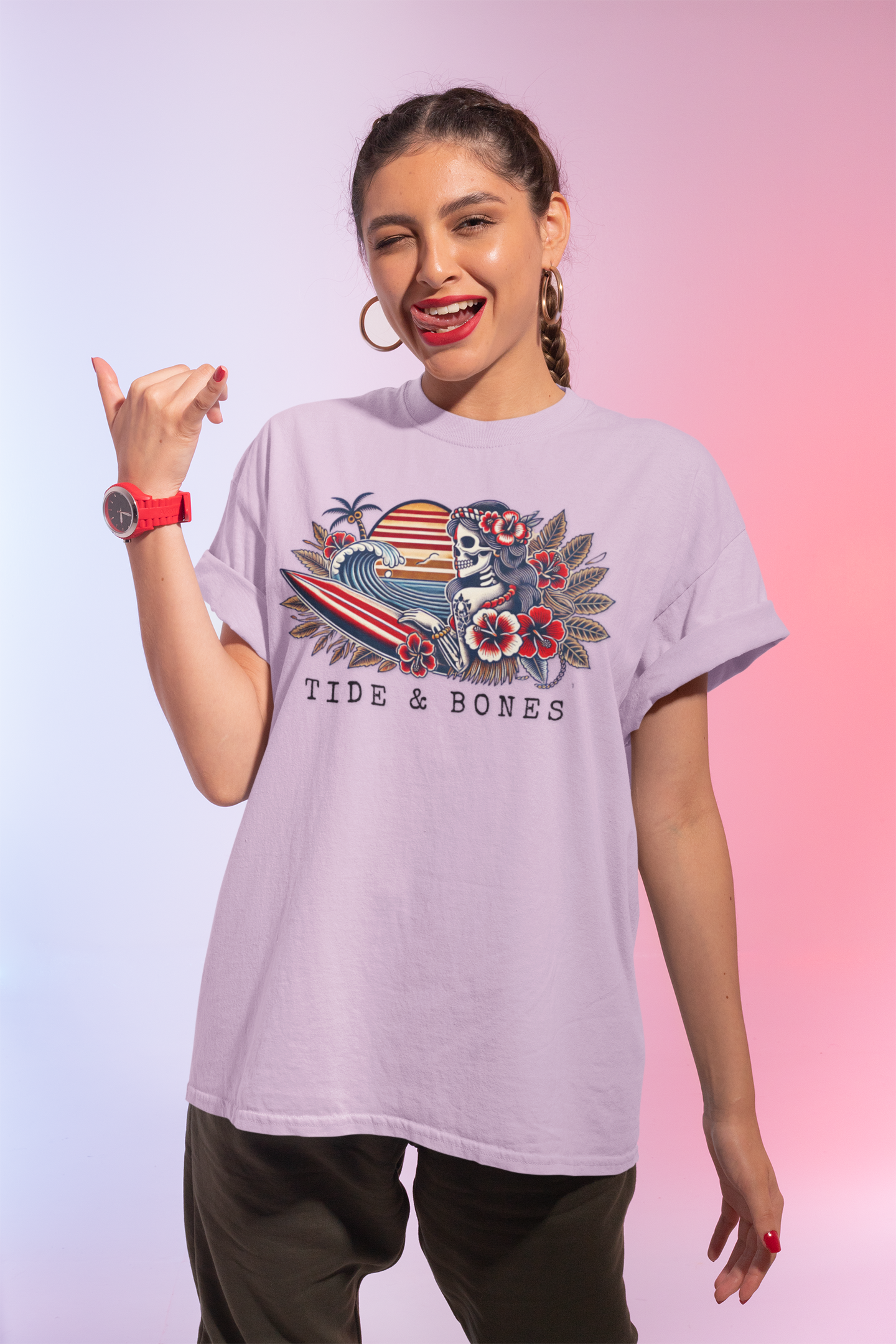 Female Skeleton Tee
