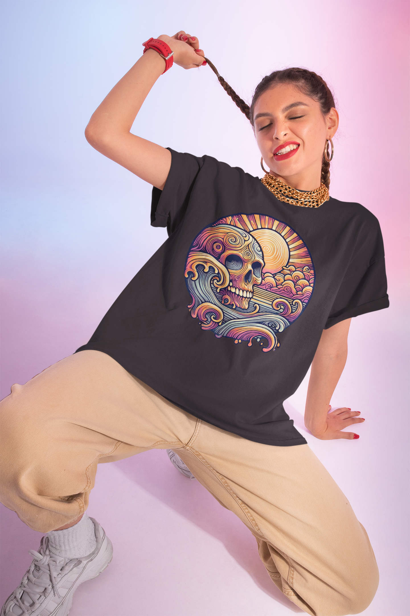 Psychedelic Skull T-shirt
