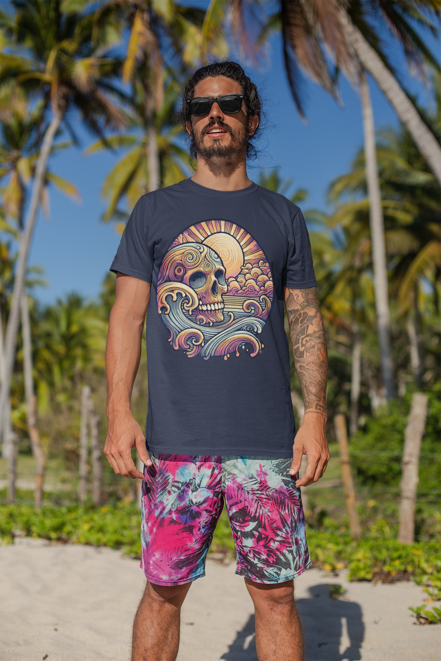 Psychedelic Skull T-shirt